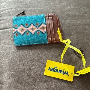 Wrangler Teal and Brown Wallet